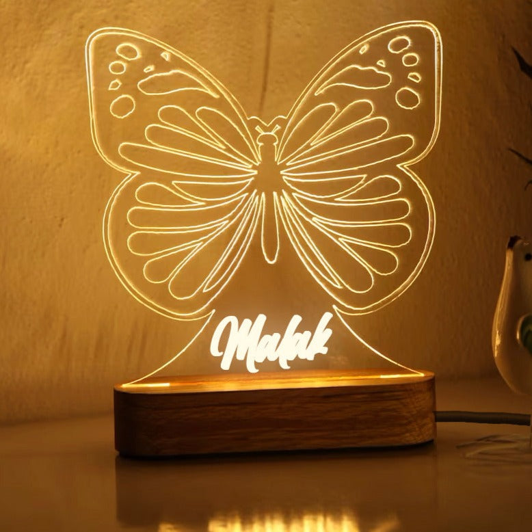 Veilleuse Butterfy personnalisée